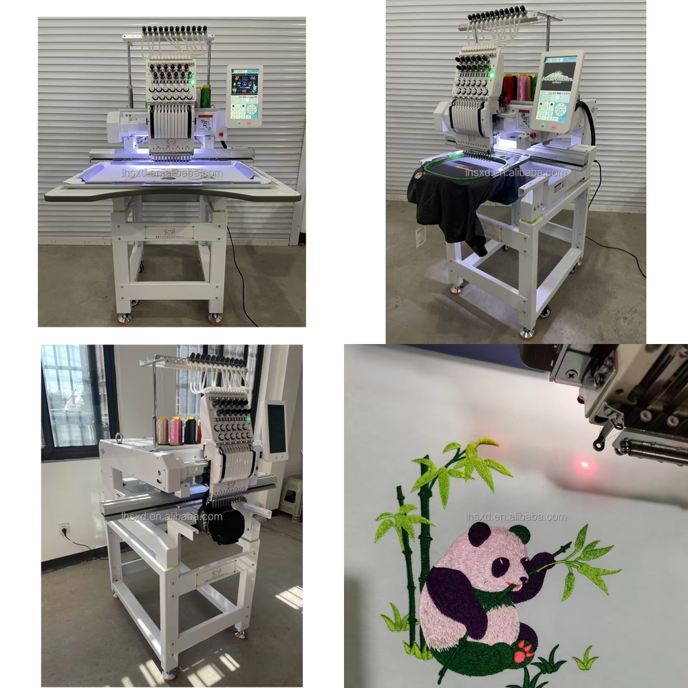 Embroidery Machines - เครื่องปักคอมพิวเตอร์หัวเดียว 12 15 เข็ม สำหรับ Brother