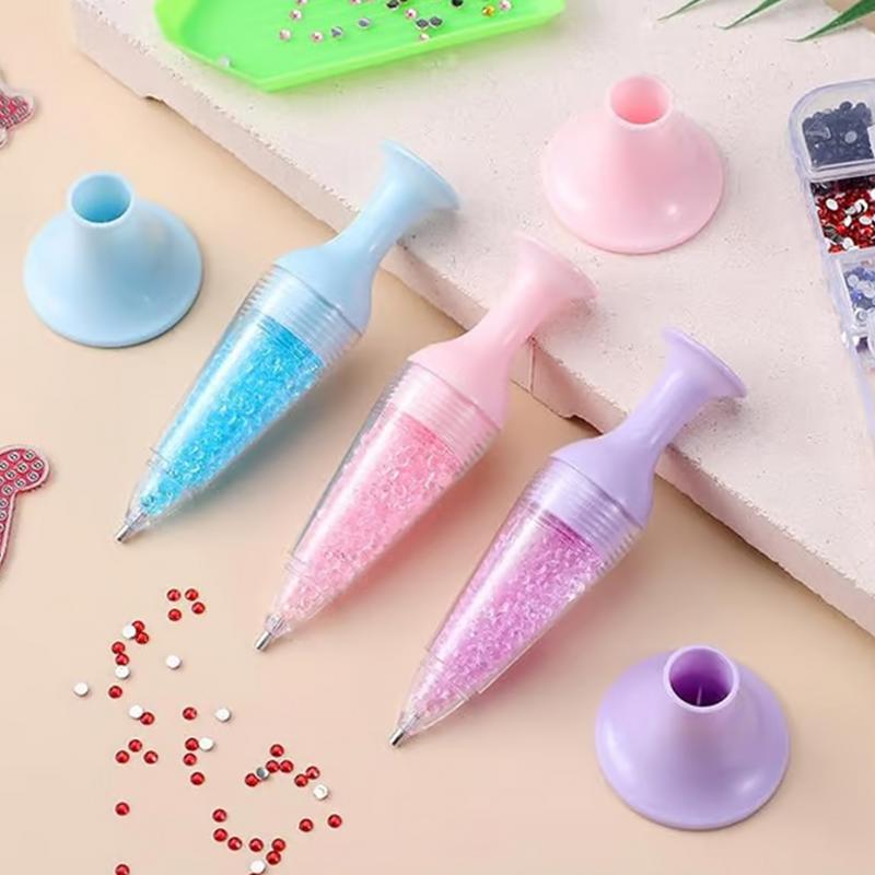 Embroidery Art - แจกันรูปร่างจุดเจาะปากกา 5D เย็บปักถักร้อยเพชรเจาะปากกา DIY Craft Diamond