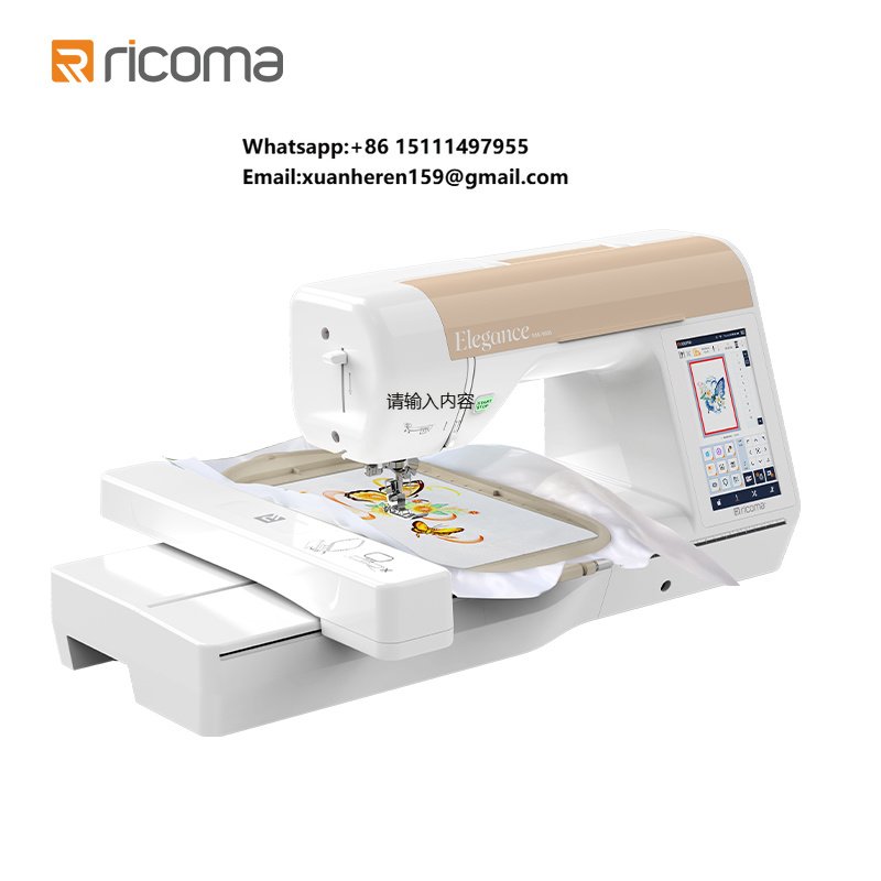 Embroidery Machines - เครื่องปักผ้าคอมพิวเตอร์สำหรับใช้ในบ้าน Ricoma RSE5000 ใช้งานง่าย พร้อมฟังก์ชั่นเย็บผ้าในตัว
