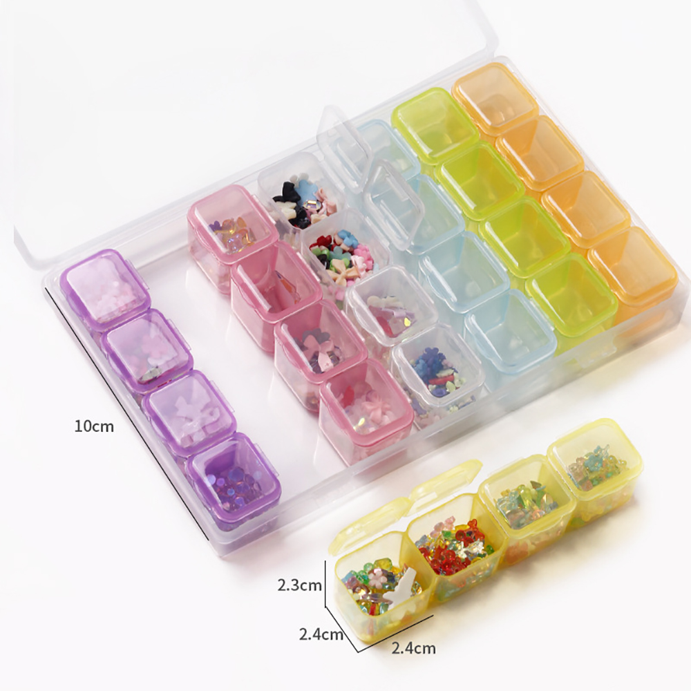 ชุดอุปกรณ์วาดภาพเพชรพร้อมกล่อง - Embroidery Uae บทวิจารณ์และราคา