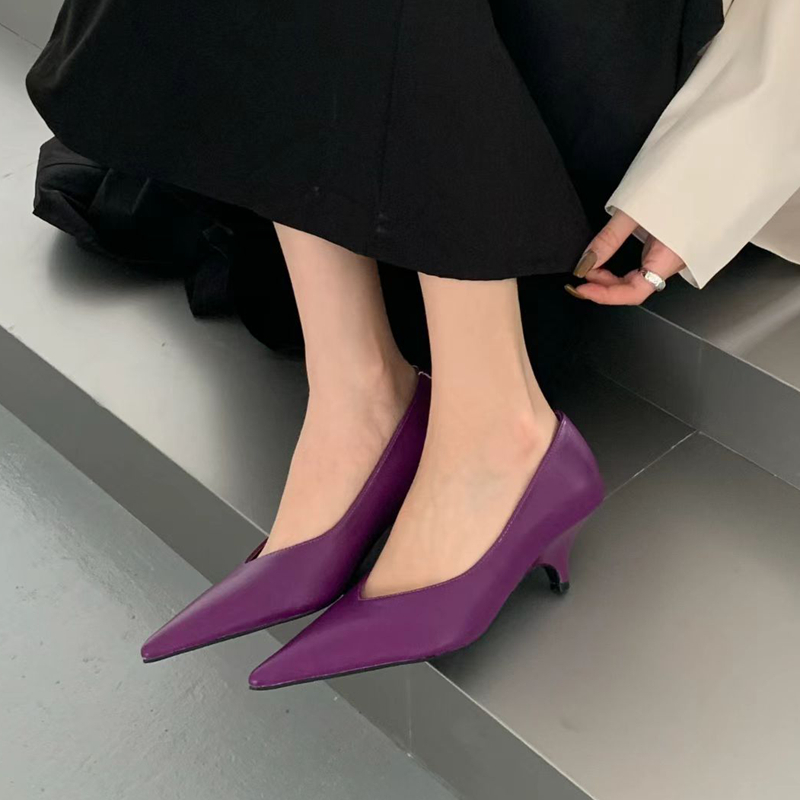 รองเท้าส้นเตี้ยแบบสวม SUOJIALU - Embroidery Flat Shoes บทวิจารณ์และราคา