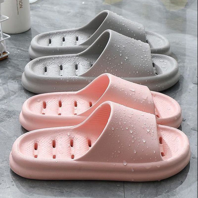 รองเท้าแตะห้องน้ำแบบเจาะรู EVA - Embroidery Flat Shoes บทวิจารณ์และราคา