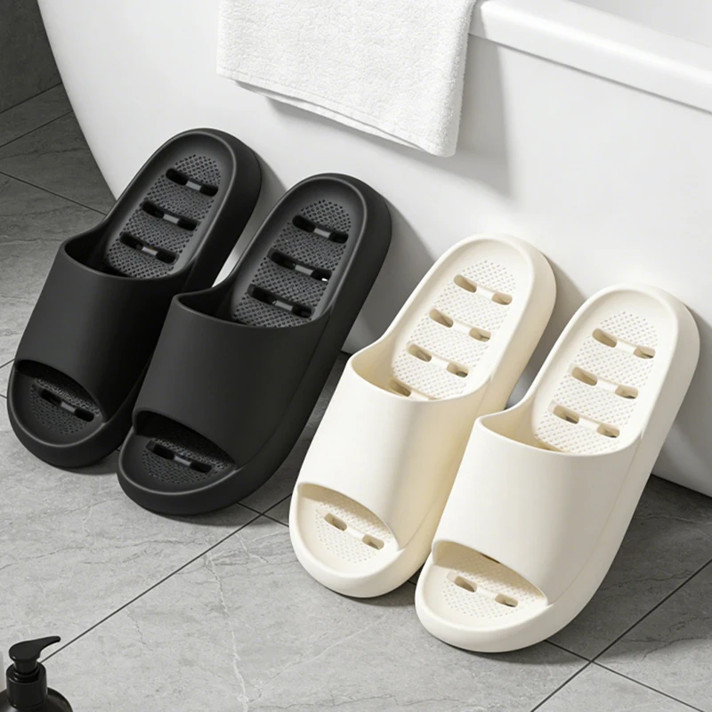 รองเท้าแตะห้องน้ำแบบเจาะรู EVA - Embroidery Flat Shoes บทวิจารณ์และราคา