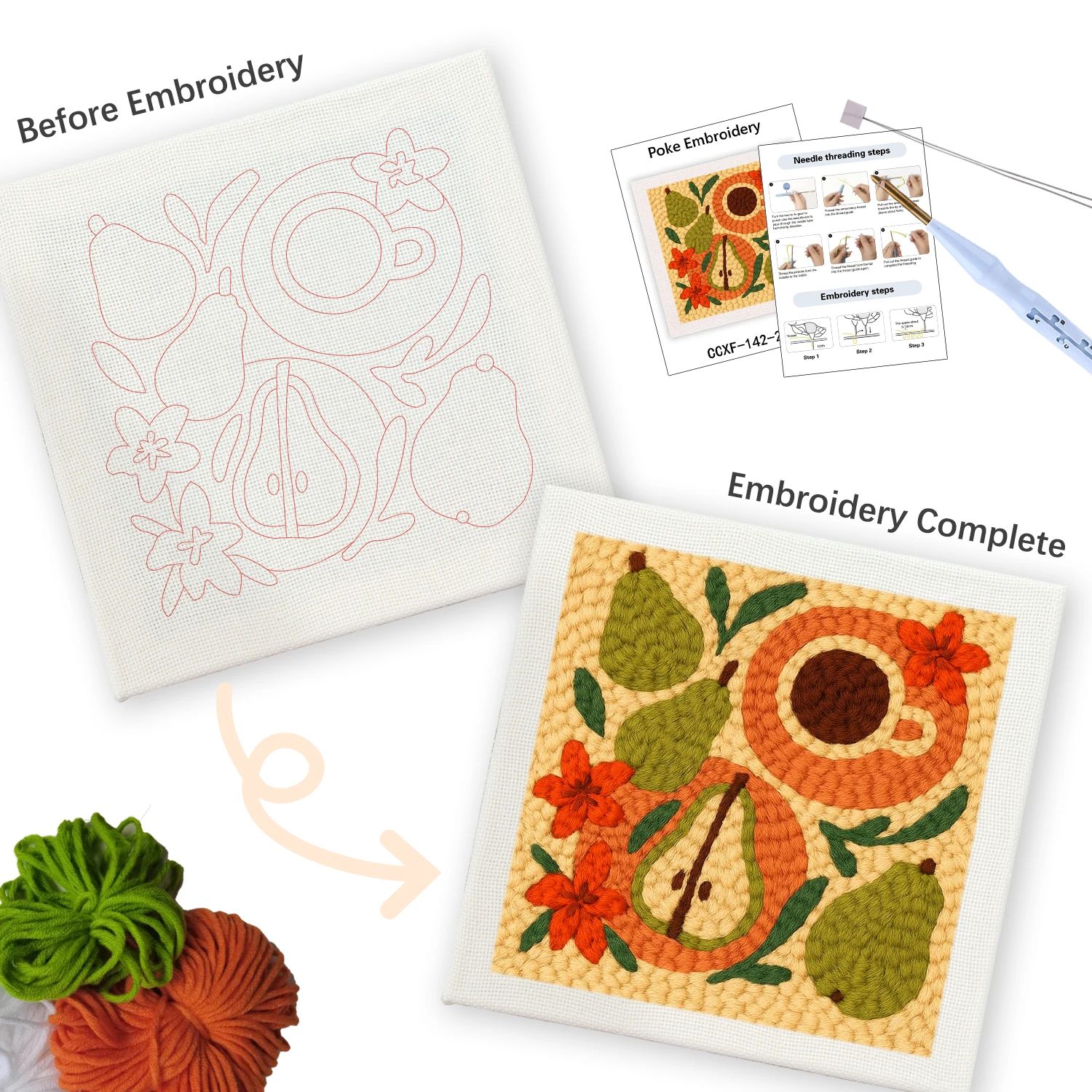 ชุดเริ่มต้นงานปักผ้า GATYZTORY - Embroidery Ideas For Bags บทวิจารณ์และราคา