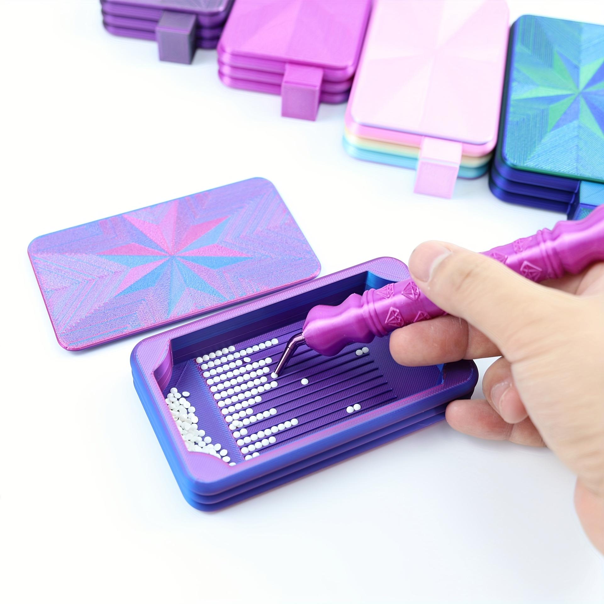 ถาดใส่เพชรหลากสีแบบใหม่พร้อมฝา - Embroidery Uae บทวิจารณ์และราคา