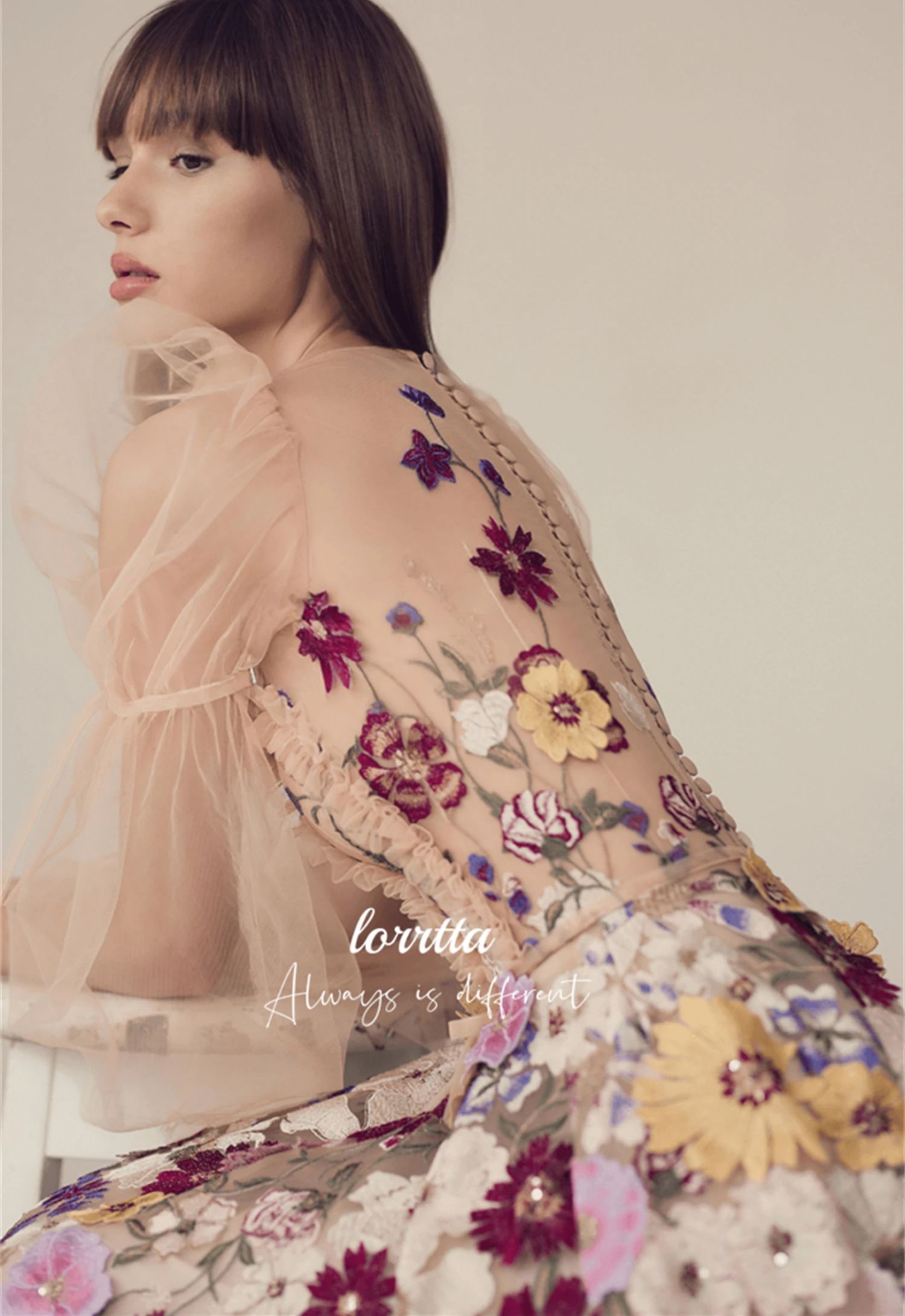 หรูหราชุดสายชุดราตรีงานแต่งงาน - Embroidery Abaya บทวิจารณ์และราคา
