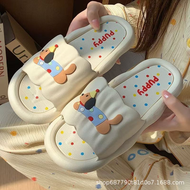 รองเท้าแตะรูปฮอทดอกการ์ตูนสำหร - Embroidery Flat Shoes บทวิจารณ์และราคา