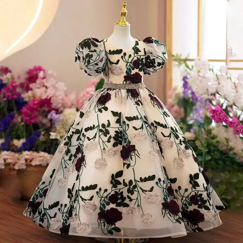 ชุดเดรสชุดออกงานกลางคืนยาวปักล - Embroidery Abaya บทวิจารณ์และราคา