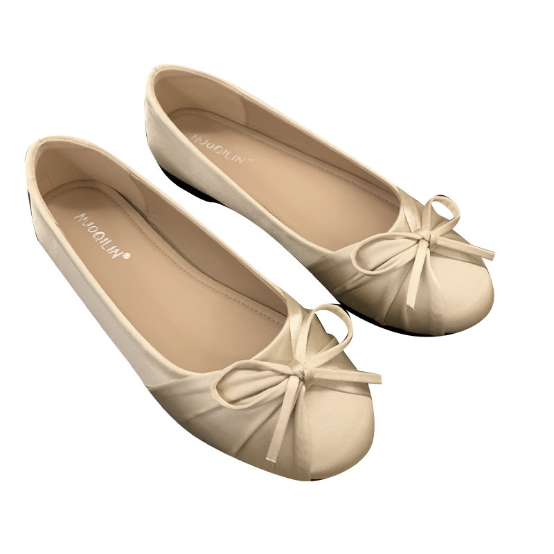 รองเท้าส้นเตี้ยแบบสวมสไตล์หวาน - Embroidery Flat Shoes บทวิจารณ์และราคา
