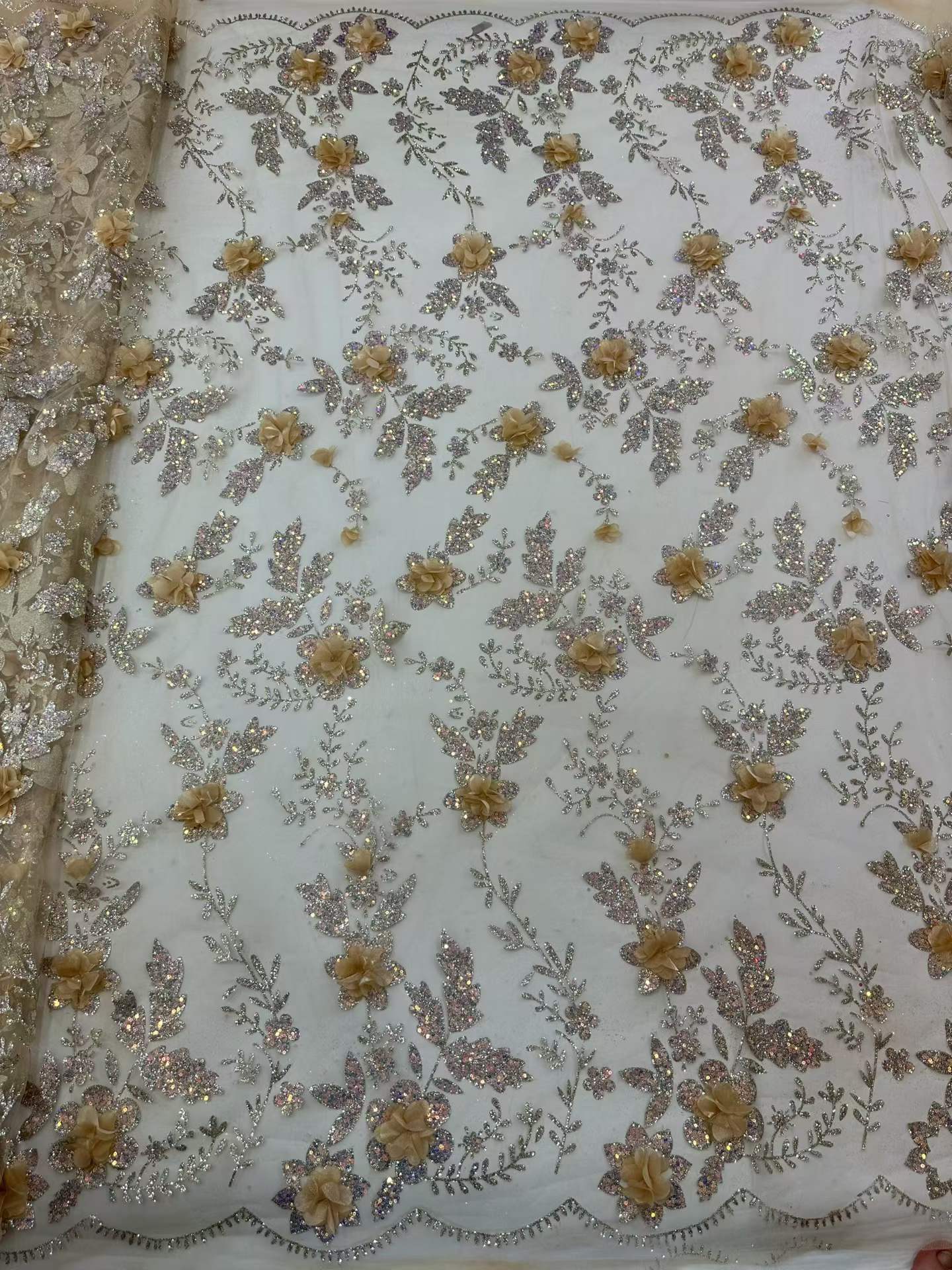 ผ้าลูกไม้แอฟริกันปักลายประดับเ - Embroidery Abaya บทวิจารณ์และราคา