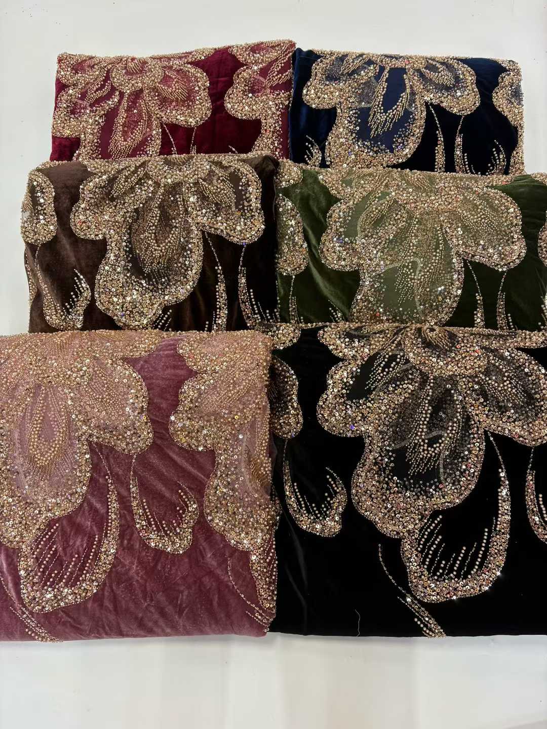 ผ้าลูกไม้ปักเลื่อมแบบหนักสไตล์ - Embroidery Abaya บทวิจารณ์และราคา