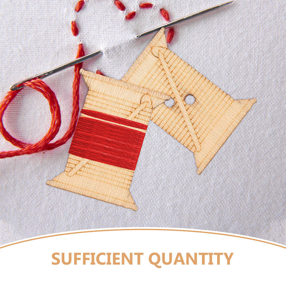 กระดาษม้วนด้ายปักผ้าทำจากไม้ 1 - Embroidery Art บทวิจารณ์และราคา