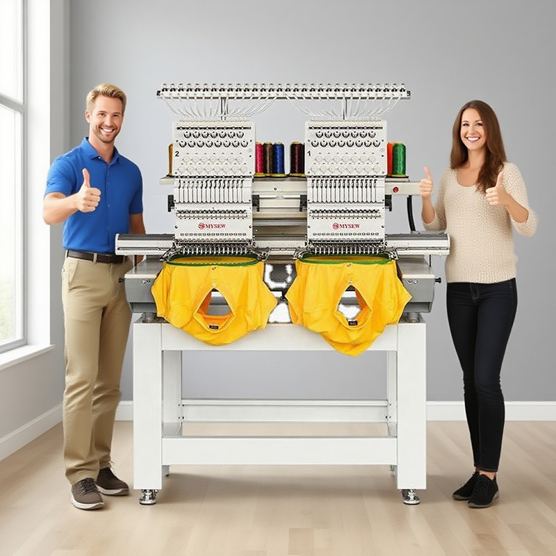 เครื่องปักผ้าอุตสาหกรรมแบบสองห - Embroidery Machines บทวิจารณ์และราคา