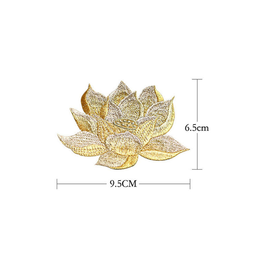 Tempelan Bunga ดอกบัวสีชมพูสำห - Embroidery Letter M บทวิจารณ์และราคา