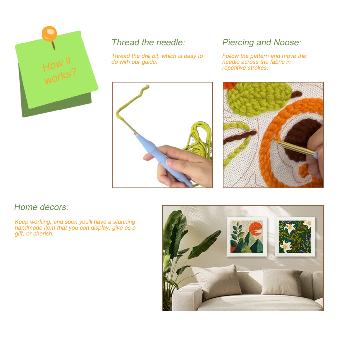 ชุดอุปกรณ์ปักเข็ม RUOPOTY สำหร - Embroidery Ideas For Bags บทวิจารณ์และราคา