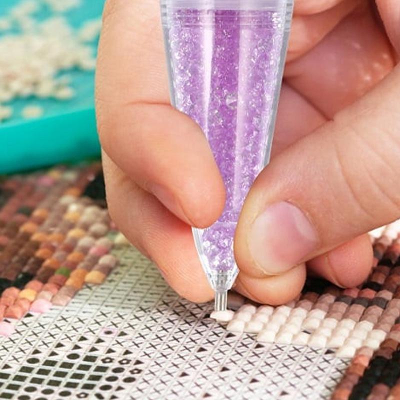 แจกันรูปร่างจุดเจาะปากกา 5D เย - Embroidery Art บทวิจารณ์และราคา