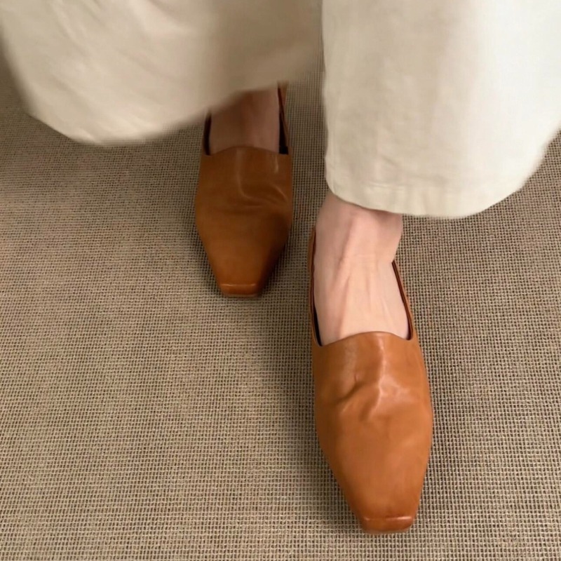 รองเท้าโลฟเฟอร์แบบเรโทรสำหรับผ - Embroidery Flat Shoes บทวิจารณ์และราคา