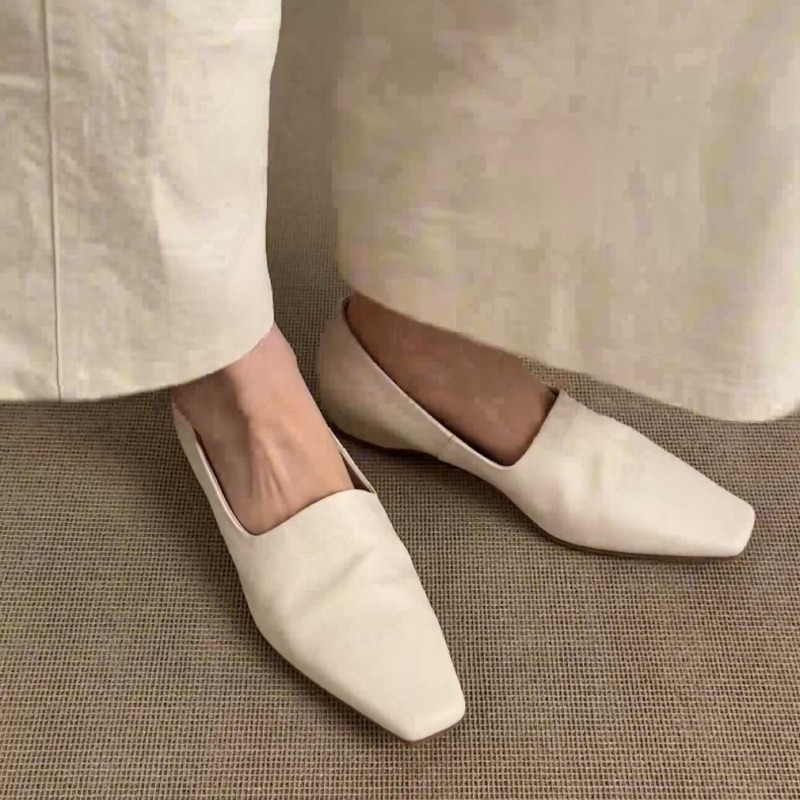 รองเท้าโลฟเฟอร์แบบเรโทรสำหรับผ - Embroidery Flat Shoes บทวิจารณ์และราคา